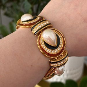 Mid-Century Modern Vintage Statement Bracelet